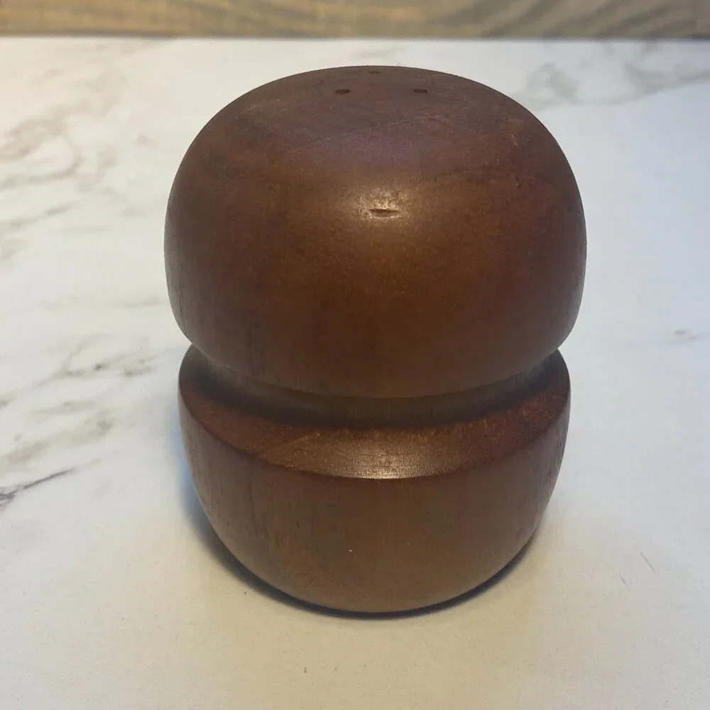 Wooden Salt and Pepper Shakers Set of 2